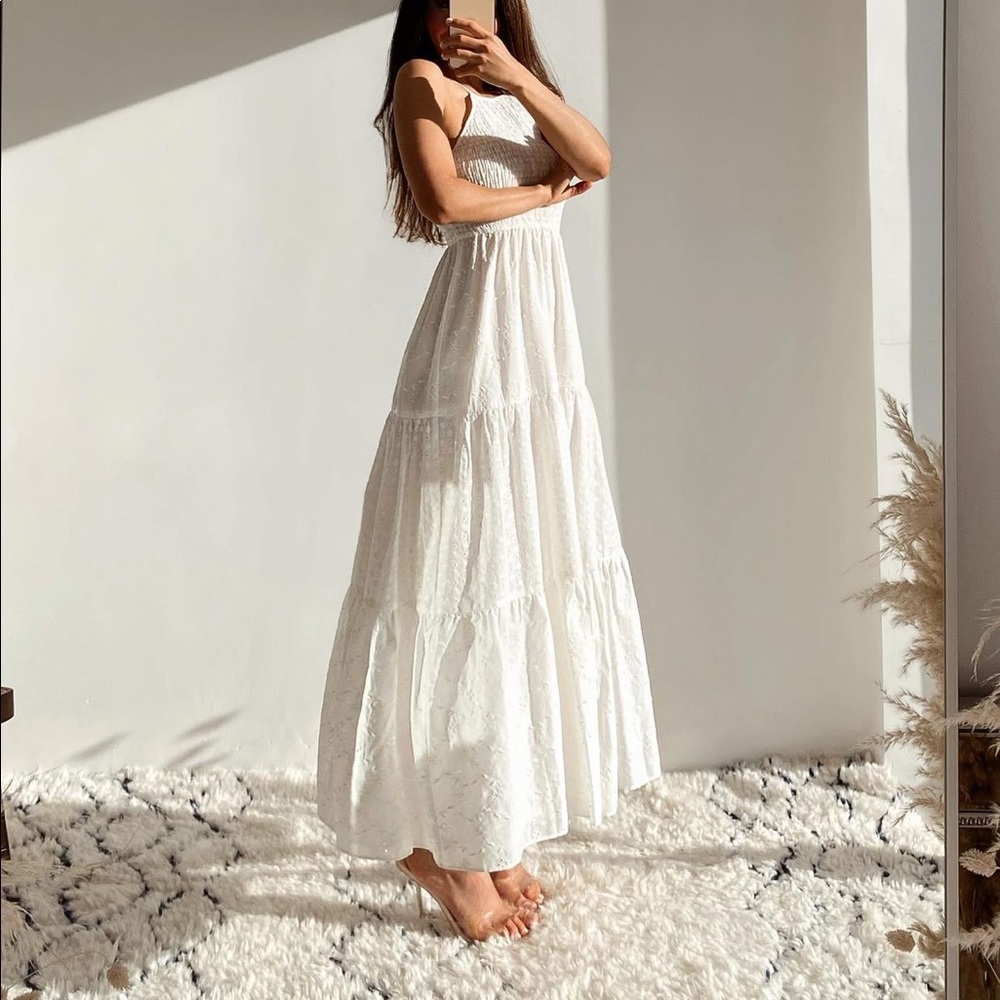 Zara embroidery openwork dress bloggers fav - Picture 10 of 16